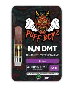 Buy Puff Boyz NN DMT .5ML 400MG Grape Cartridge | Order DMT in UK